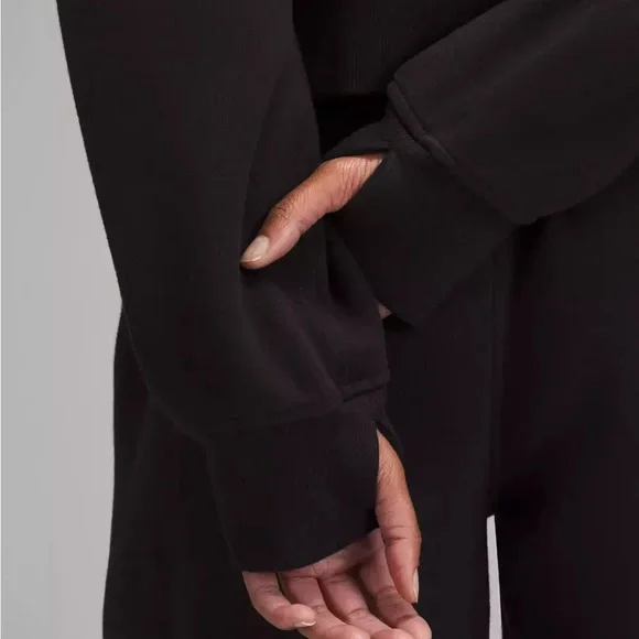 Lululemon Scuba Oversized Funnel Neck Half-Zip Black XS/S - Picture 5 of 12